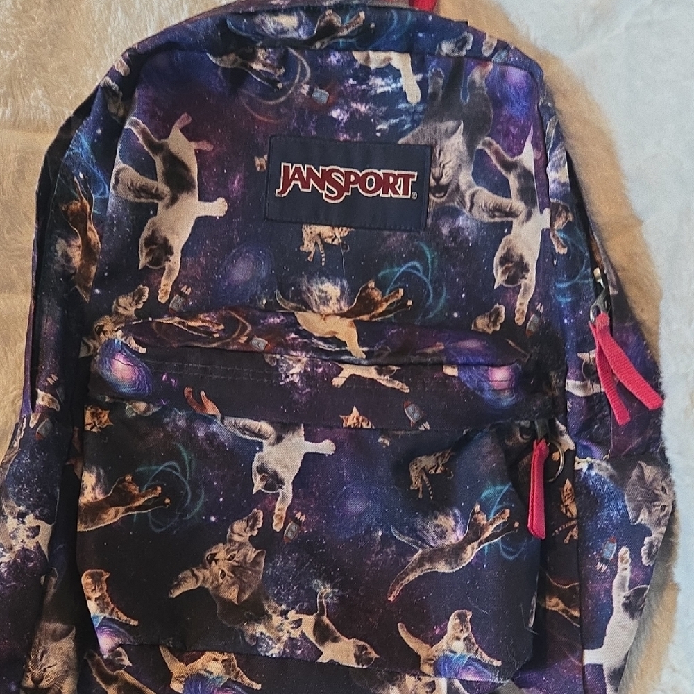 Jansport Cosmic Cat Print Backpack